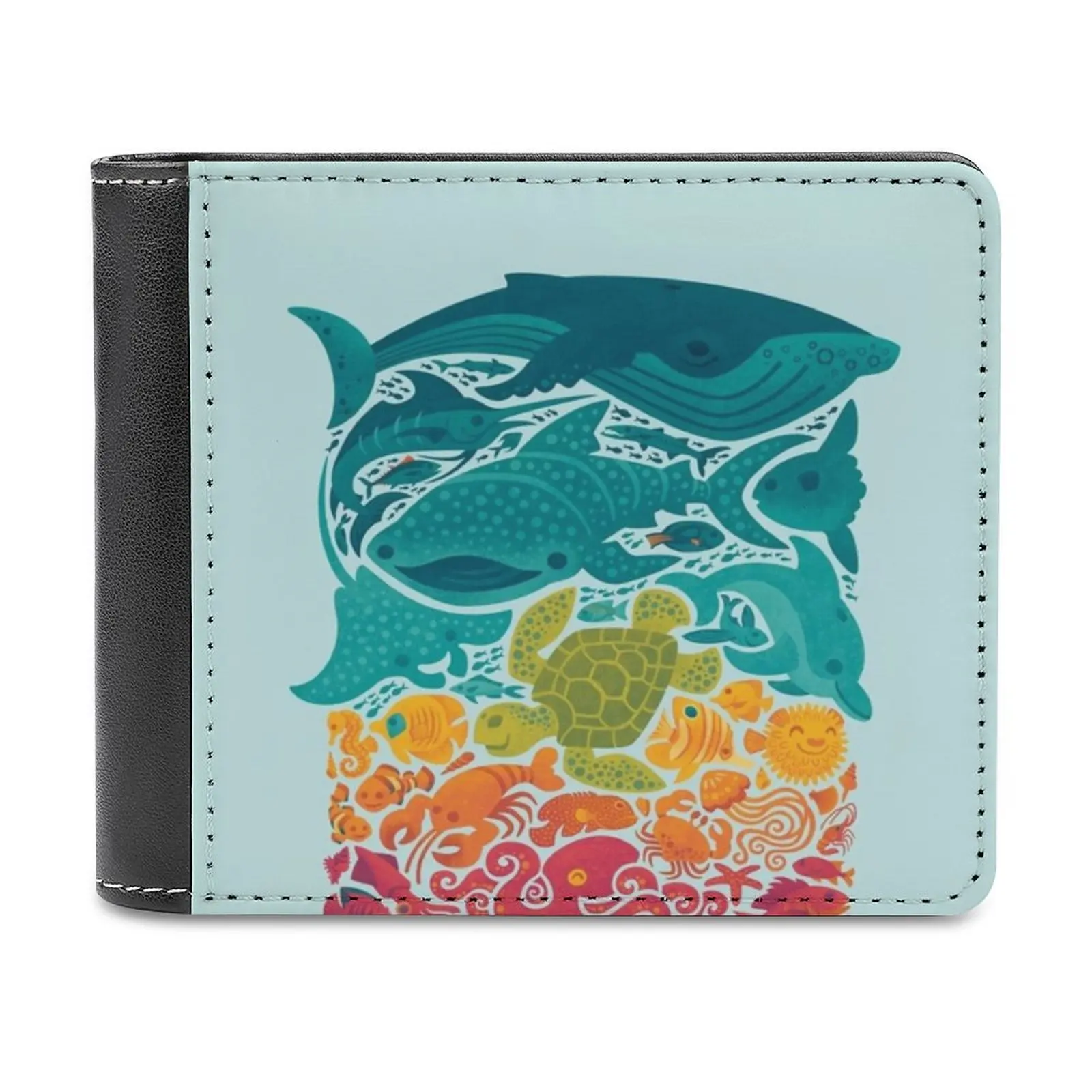 

Мужской классический кожаный кошелек с отделением для кредитных карт