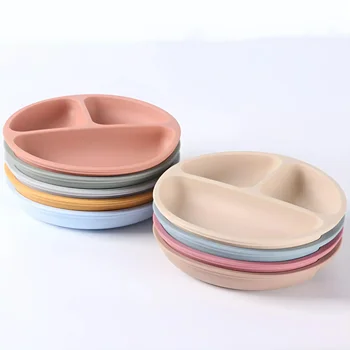 Silicone Children's Divided Dinner Plate 1