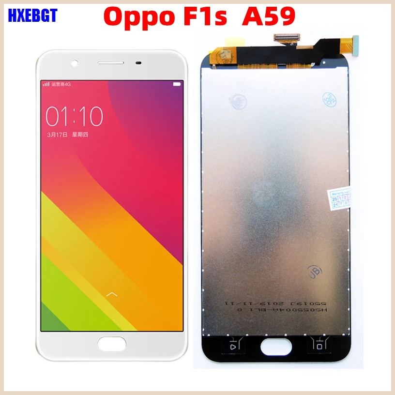 AAA Quality 5.5&quot LCD Display For Oppo F1s Screen + Touch Assembly FHD A59 Smartphone Repair Parts | Мобильные телефоны и