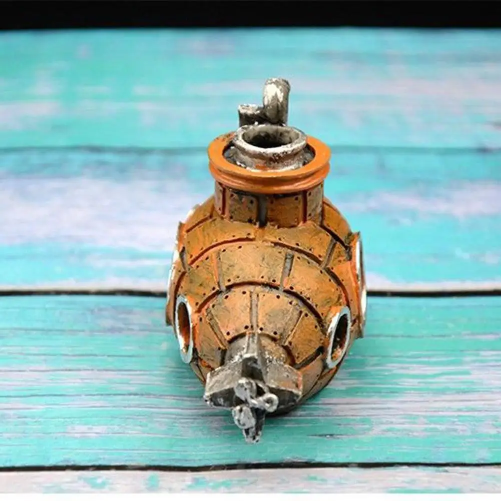 Resin Submarine Ornaments Hollow Fish Shrimp Shelter Cave Aquarium Fish Tank Landscaping Decoration fish tank ornaments fish tank decorations aquarium ornaments mini landscape ornaments