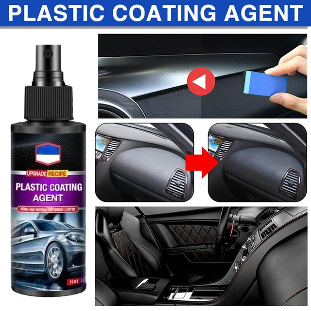 Agent De Revêtement De Cuir Et Plastique De Voiture 120ml, Agent