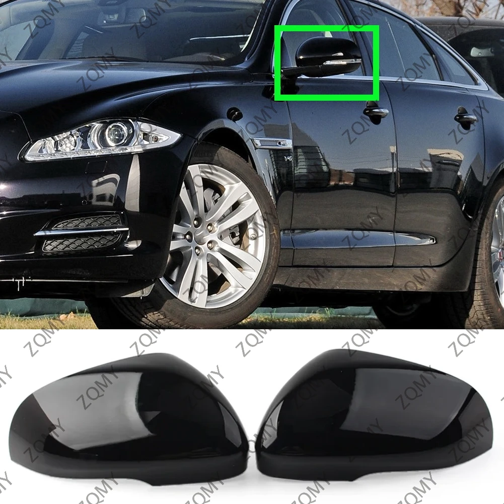 

1PCS Car Rear Wing Mirror Housing Cover For Jaguar XJ XJR XF XFR XFR-S XK XKR XKR-S I-Pace XE C2Z4413 C2Z4412