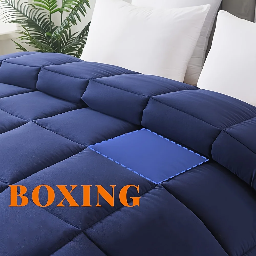 WQSPRING الأبيض أوزة سرير لحاف الملك الحجم لحاف فا...