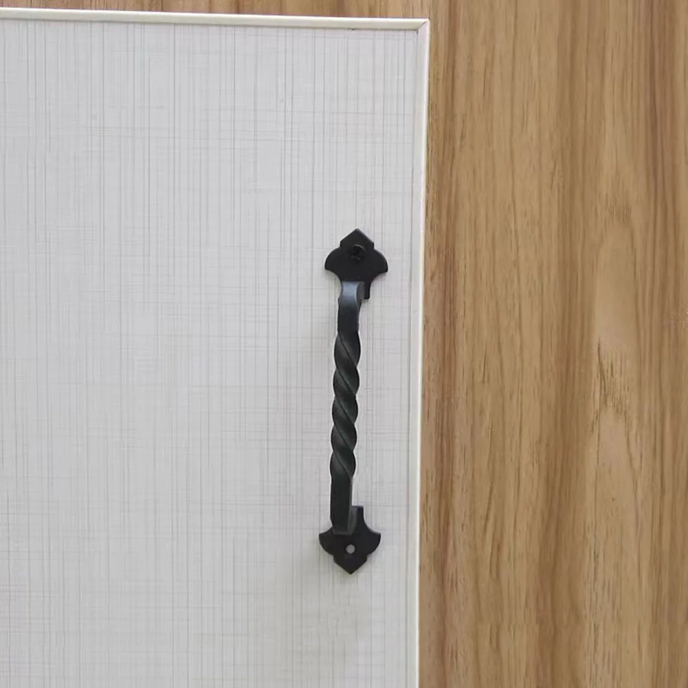 Door Handles Cabinet Handles Barn For Wooden Garden Doors Shed Vintage Iron Furniture Wardrobe Pull Decorative Hardware