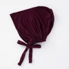 106599-6c6667.jpg 82 couleurs cravate dos sous-embouts mode femmes intérieur Hijab casquette musulmane Bonnet plaine islamique coton Spandex Jersey DEW sous-écharpe