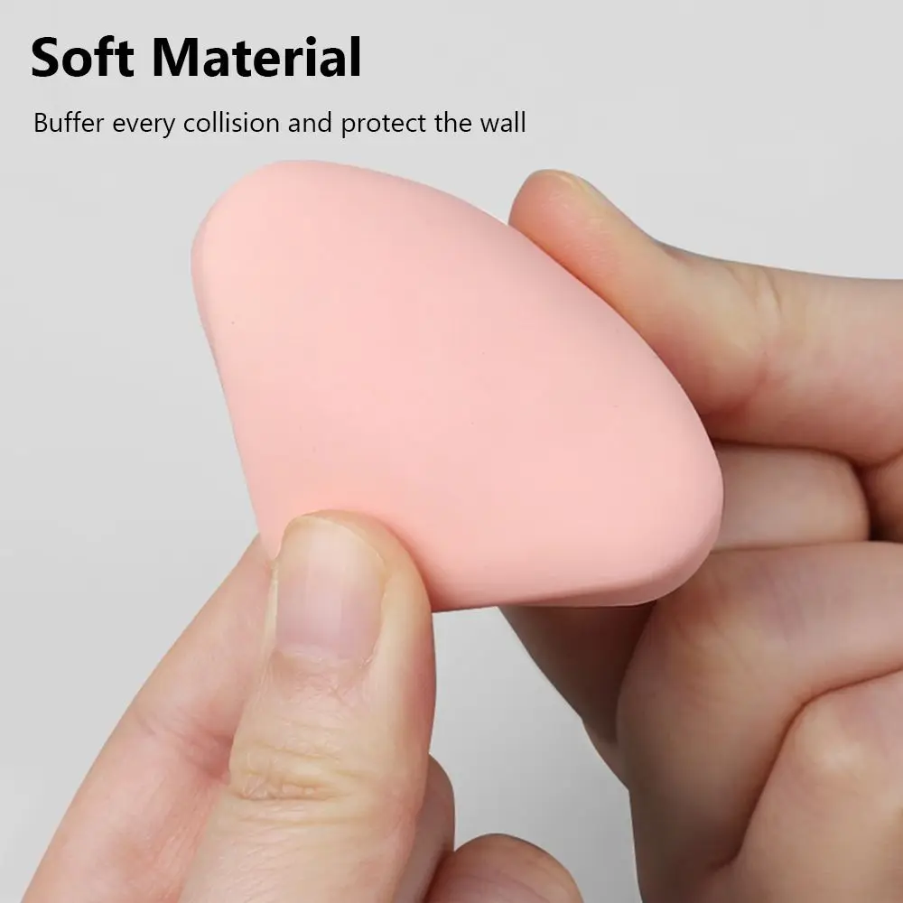 Silicone Doorstop Self Adhesive Furniture Anti-crash Pad Mute Guard Door Stopper Wall Protector Door Handle Bumper
