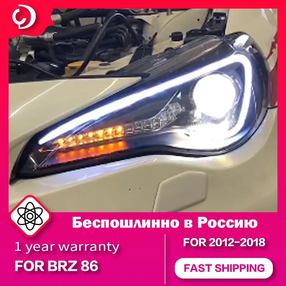 

Headlights for Subaru BRZ 2012-2018 FT86 GT86 LED DRL Head Lamp Angel Eye Upgrade Head Lights Projector Lens Replacement