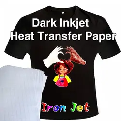 Fashion Light Dark Cloth Inkjet Sublimation Printing Paper Thermal Painting T-Shirt Heat Transfer Paper Light Fabric