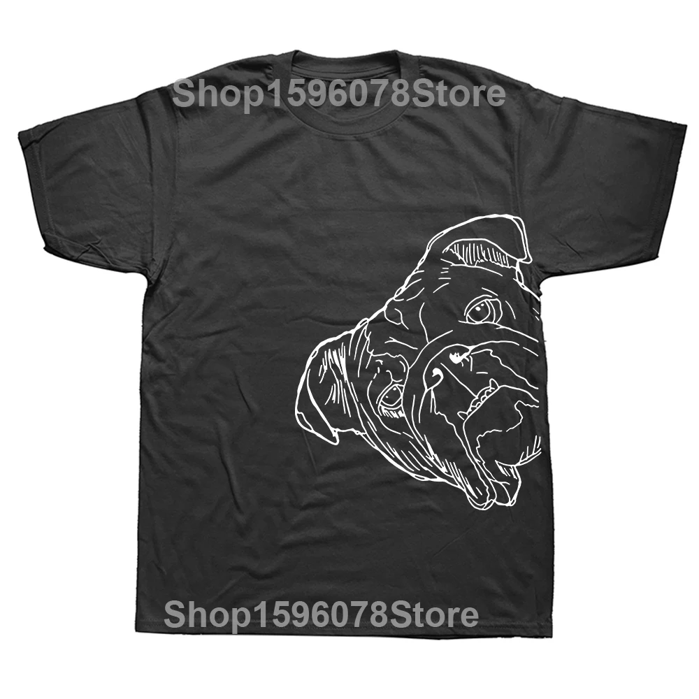 Camisetas divertidas de seguridad de Bulldog Inglés para regalo de perro,  ropa informal de algodón con gráfico, camiseta de manga corta para  cumpleaños y verano, ropa para hombre - AliExpress, image size:1000x1000