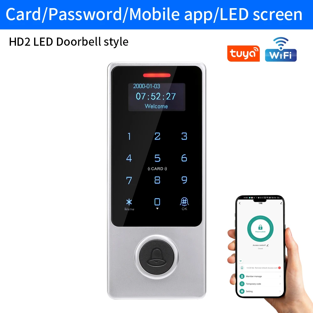 HD2 LCD door bell
