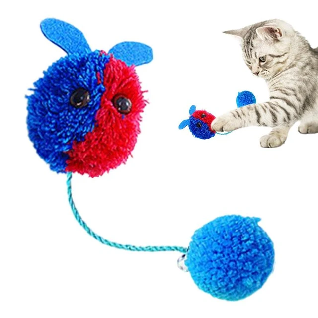 Cat Pom Pom Balls Fluffy Toy Balls For Kittens And Pets Soft Plush Toy  Balls Interactive Playing Quiet Ball Indoor For Medium - AliExpress