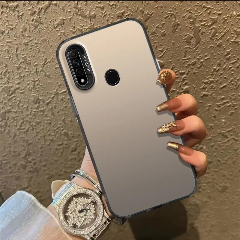 Luxury Metallic Aurora Skin Matte Phone Case for Oppo A31 (2020 Edition)