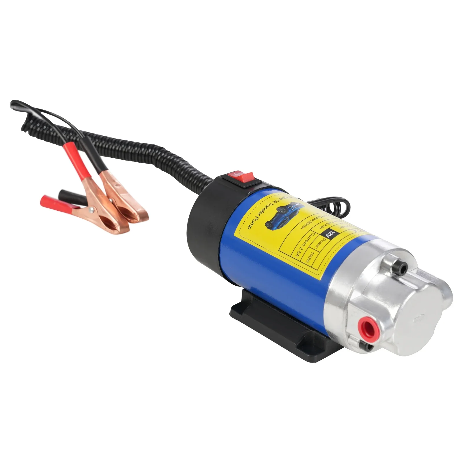 12V Portable Gear Oil Extractor Pump PE and PVC Freestanding Engine Oil Transfer Pump
