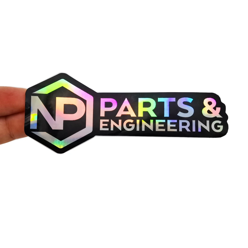 맞춤형 디자인 모양 방수 레이저 포일 라벨, 광택 실버 홀로그램 샤이니 레인보우 효과 스티커, 1000 개, 35x35mm