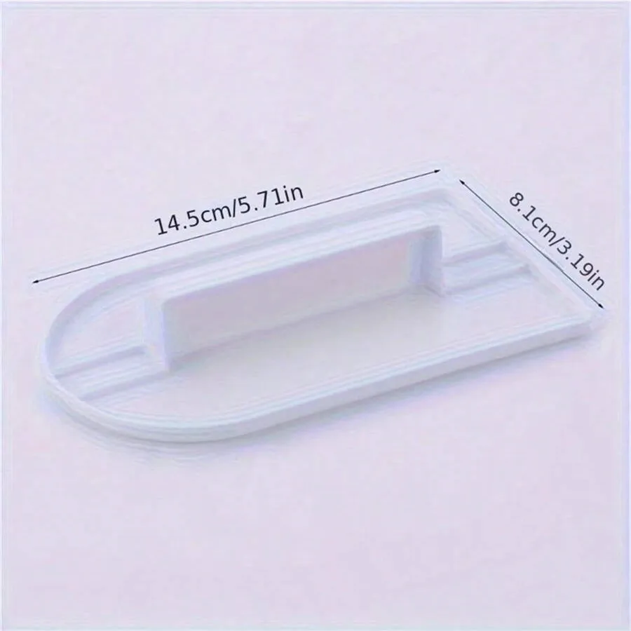 1 Pc Icing Fondant Cake Decorating Sugar Craft Sugarcraft Icing Mold Plastic Cake Smoother Spatulas Scraper Polisher Tools