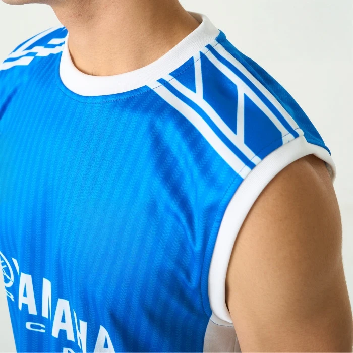 YAMAHA Summer New Royal Blue Sports Tank Top Men's Loose Large Breathable Sleeveless MXGP Competition Training Clothingv Top 3