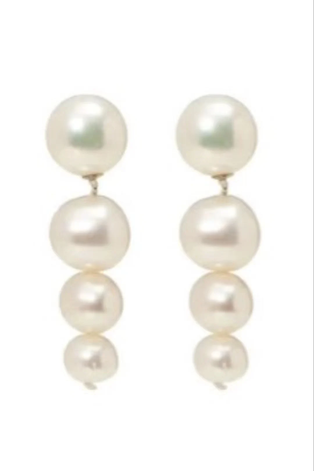 

New Arrival Favorite Pearl Dangle Earrings Genuine Freshwater Pearls S925 Sterling Silver Stud Jewelry Wedding Women Gift