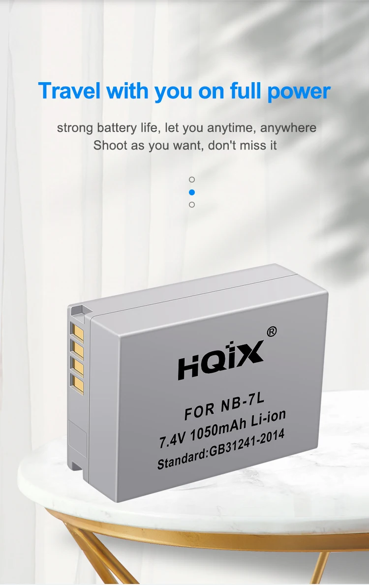 SX30 IS, G10, G11, G12, NB-7L, NB-7L