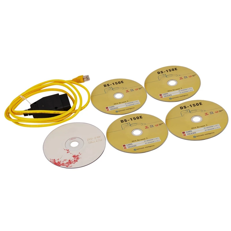 

2 шт., Диагностический кабель для Bmw Enet Ethernet-Obd