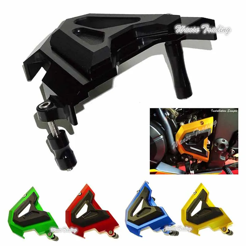 Motorbike Front Sprocket Chain Guard Cover Left Side Engine For