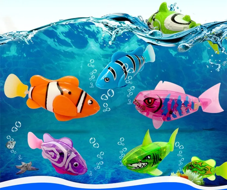 2020 New! Funny Swim Electronic Fish Activated Battery Powered Bath Toy Pet for ing Tank Decorating Pets es - Image 3