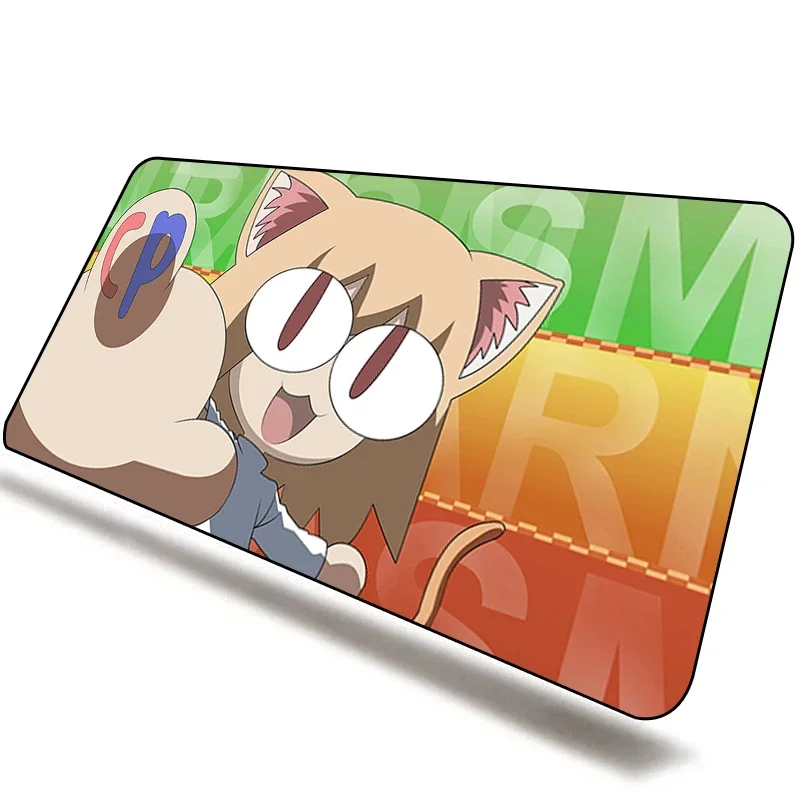고무 키보드 Neco-Arc 게이밍 마우스 패드 Ped Anime 확장 Pc 게이머 데스크 대형 카펫 액세서리 Mousepad Mats Cabinet Mat