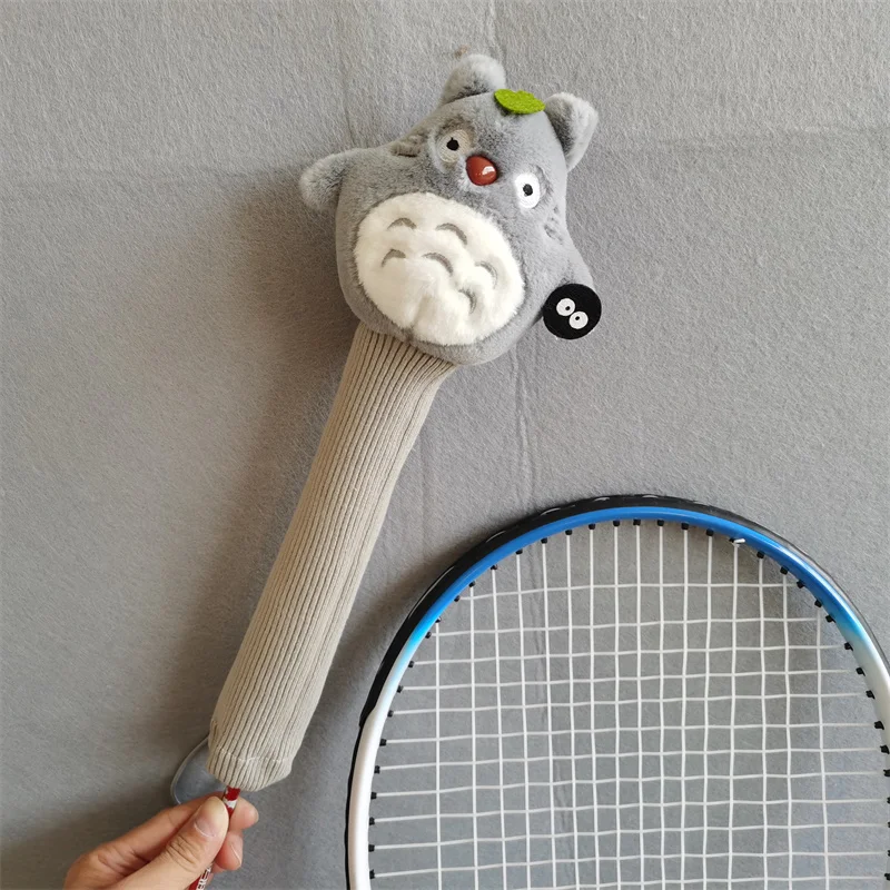 Animals Badminton Racket Handle Cover Plush Doll Grip Protectors Handcraft Gift