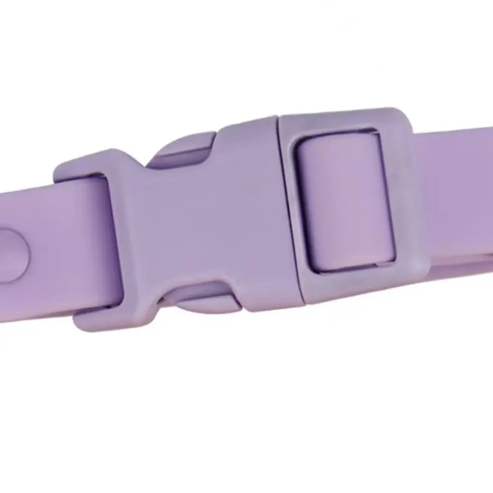 Adjustable Dog Collar Leash Set Waterproof Washable PVC Pet Collars Combo Dirt Resistant Quick Release Buckle Soft Dog Leashes