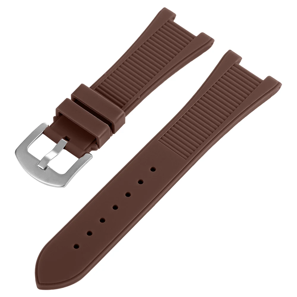 Silicone Waterproof Watch Strap, Soft Rubber Band Accessory