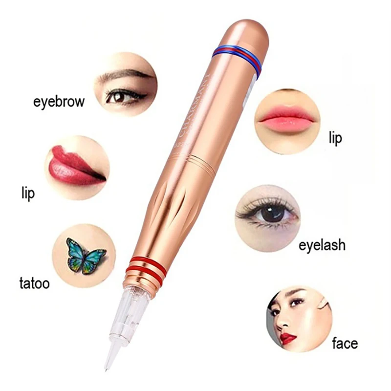 Professional Electric Tattoo Microblading Pen for Semi Permanent Makeup Eyebrow Digital Swiss Motor Easy Click Tattoo Machine