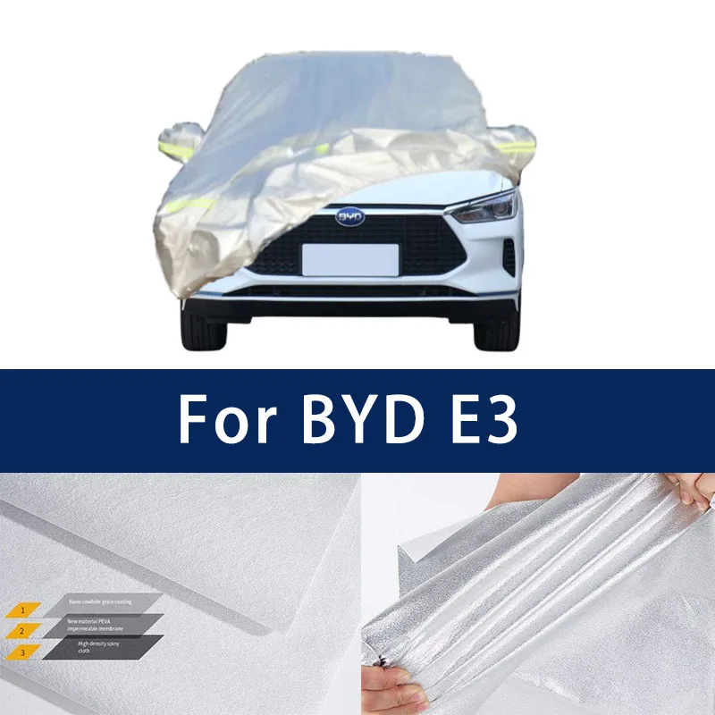 

Full car hood dust-proof outdoor indoor UV protection sun protection and scratch resistance For BYD E3 Sun visor Windproof