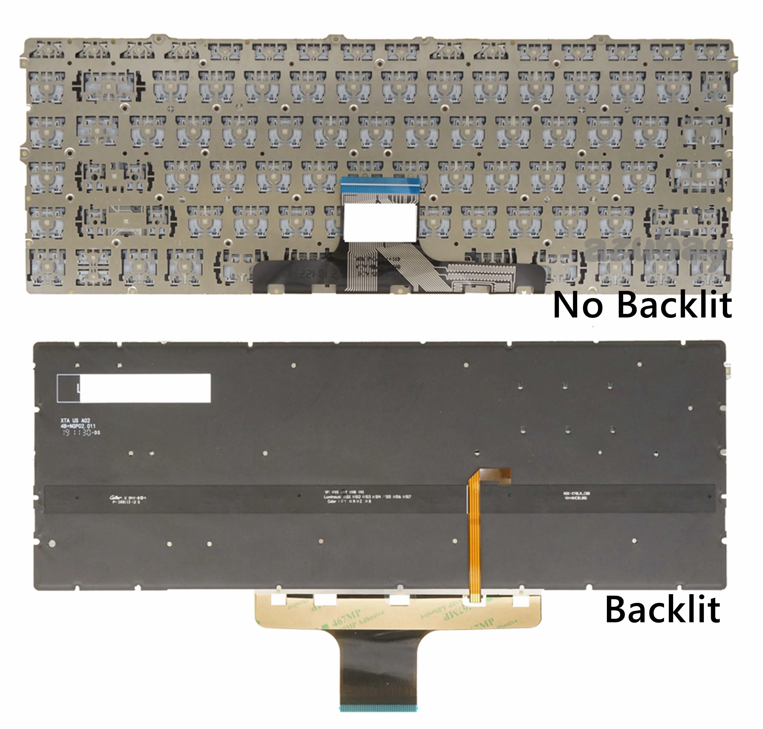 Laptop Teclado para hp M38114161 M28291071 M28291-161 M28292-071 M28292-161 M28290-161 M28289-161 Nsk-xtrpw 9z.ngppw.r1e la sp - Imagem 3