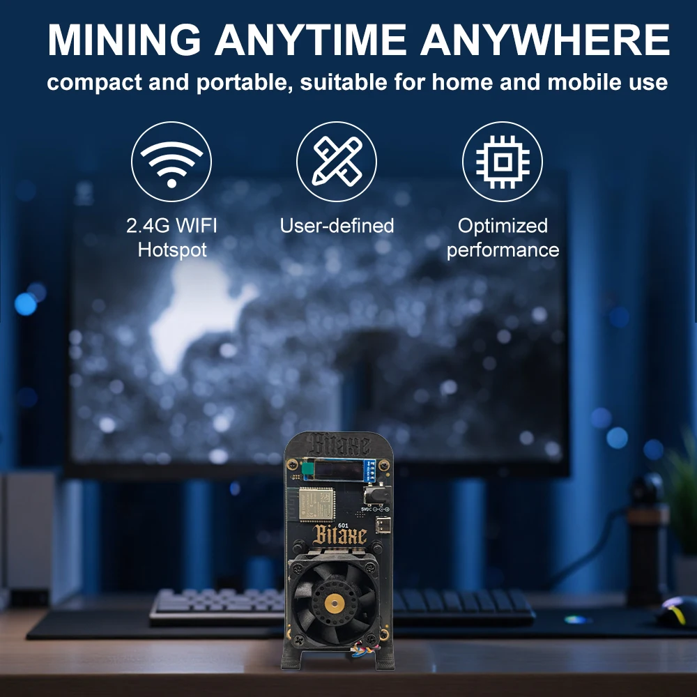 New Model Bitcoin Miner Bitaxe Gamma 601 Cryptos Miner 1.2TH/S 18W From  Antminer S21 BTC Asic Miner Home Bitcoin Mining Machine - AliExpress