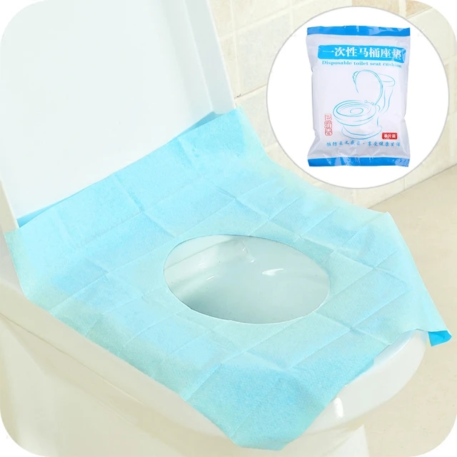 50Pcs Einweg Wc Sitz Abdeckung Matte Wc Pad Reise Camping Hotel Bad Zubehör  Persönliche Schutz Werkzeuge Wasserdicht - AliExpress