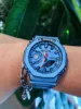 Manga Sport Electronic Unisex Watch LED Dual Display World Time Full Function Large Dial 2100 Series 2