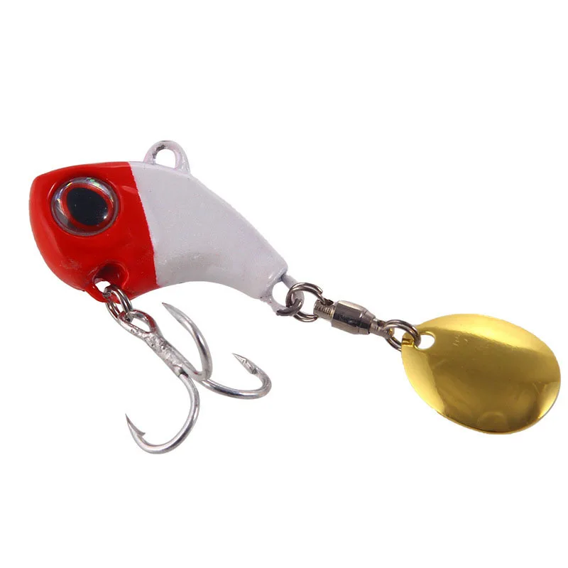 1 Stück Weitwurf-Vib-Wobbler mit Jighead, vibrierender Daumenköder für Süß- und Salzwasser-Meeresangeln, Spinnerbait-Angelzubehör – Detail 12