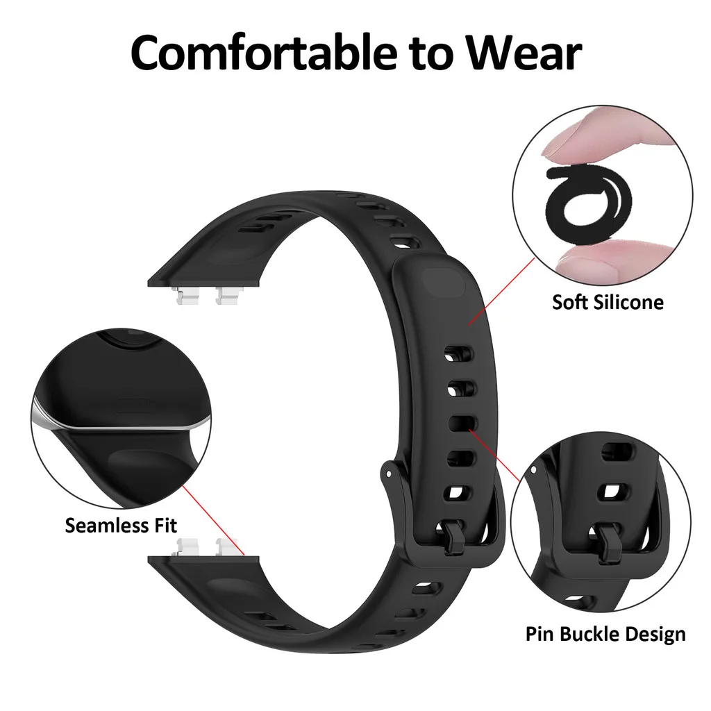 Silicone Watchband with TPU Protective Case - Durable & Versatile Replacement Wristband Accessory