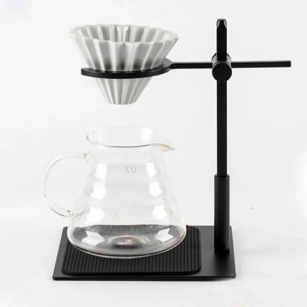 

Подставка для кофе ручной работы подставка для кофе Регулируемая ручная подставка для чашек из алюминиевого сплава окрашенная ручная подставка