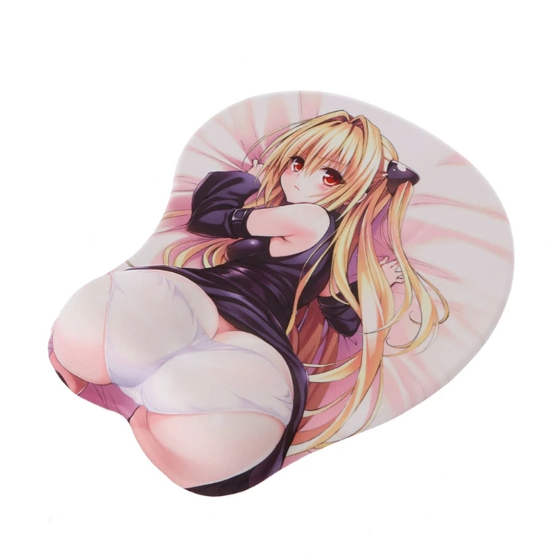 Mouse Pad,Gaming Mousepad Animation Sexy Hips Mouse Pad 3D Cute Silicone Mouse Pad Anime Gaming Rest Cartoon Mat Silicone Wrist Gel