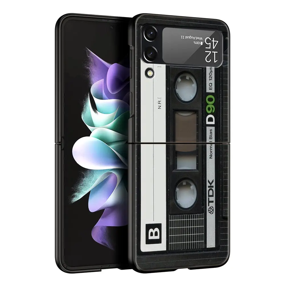 Vintage Tape Camera Design Black Hard Shell Phone Case