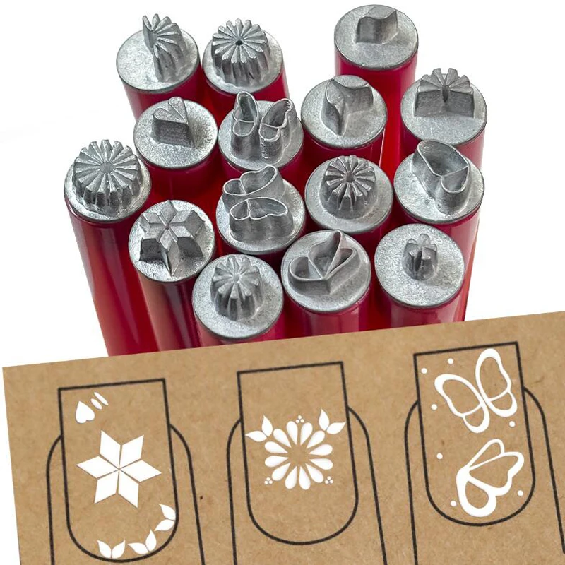 Nail Art Stamp Pen Set Nail Printing Pen DIY Women Salon Tools Accessories Creative Portable Art Metal Transfer
