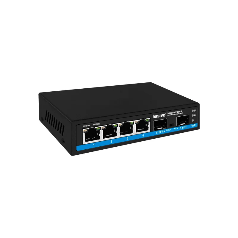 Interruptor Inteligente de Portas 25 Gbps Rj45 com 2x10g Sfp Mais 10gbps - Imagem 5