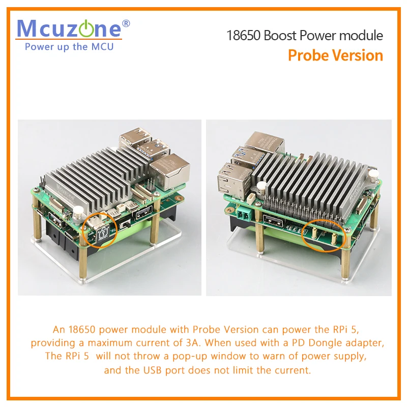 Raspberry Pi 3B/4B/5�� 18650 ���� �� �ν�Ʈ PowerBank, �ִ� 5V3A�� ��� ���, WS2812, ���̴�, 4G LTE, ��Ƽ� ����, UPS