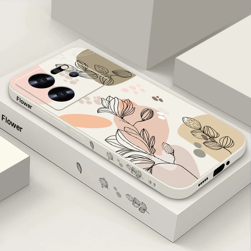 Elegant Floral Lanyard Phone Case with  and Cover