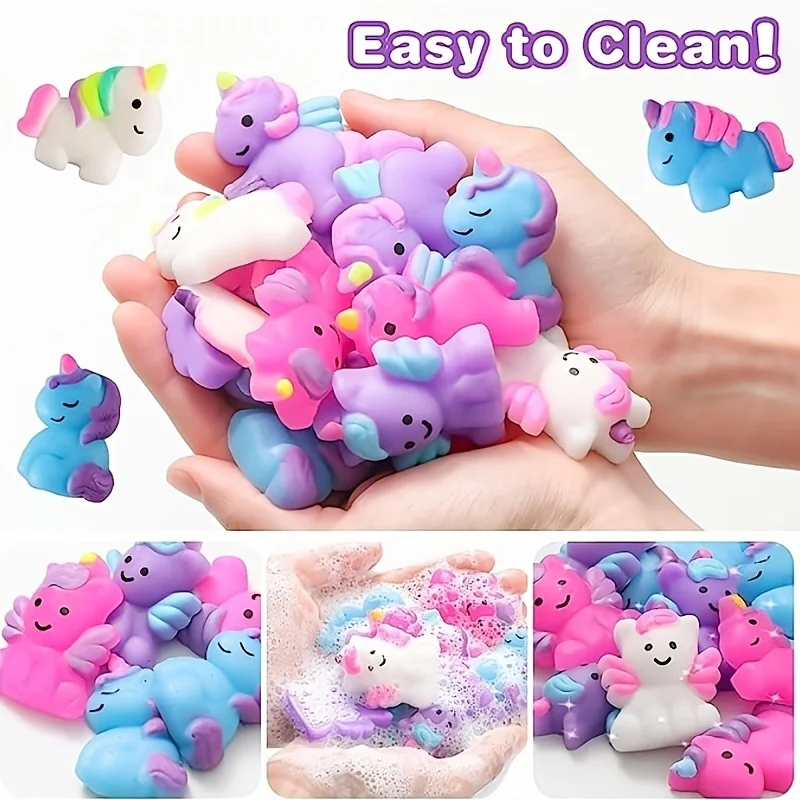 1/12 Unicorn Kawaii Squishies Mochi Squishy Toys Stress Relief