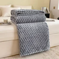 Solid Color High Gram Heavy Beetle Plush Blanket Office Nap Blanket Flannel Children's Small Blanket Throw Blanket for Sofa 2