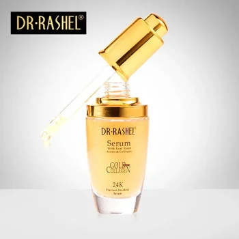 DR RASHEL 골드 콜라겐 엘라스틴 세럼, 주름 방지, 노화, 보습 세럼, 여드름 치료, 미백, 얼굴, 노화방지, 스킨 케어