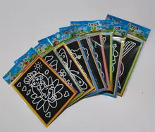 

10/20pcs Drawing Board Magic Scratch Art Child Painting Creative Cards Stickers Learning Kids Education Toy for Coloring Books