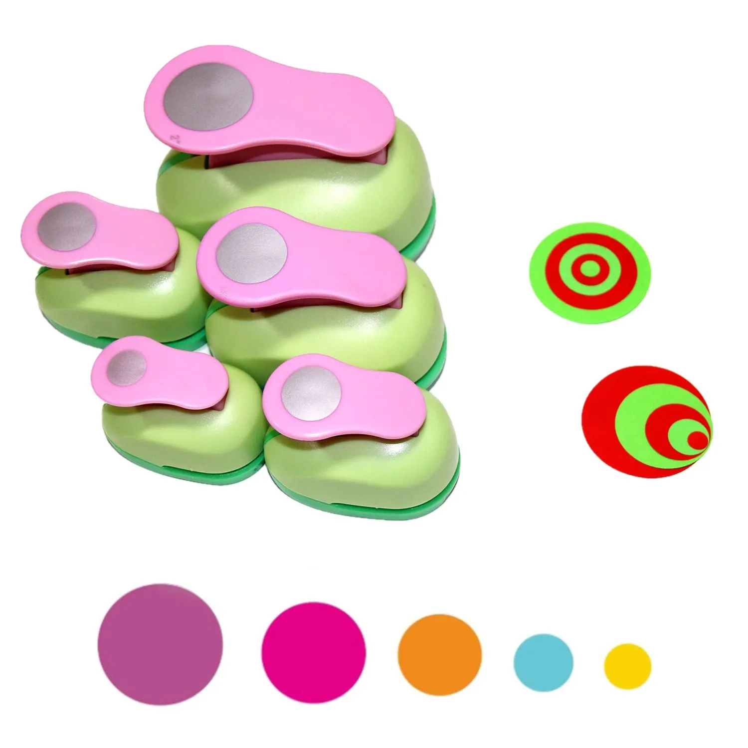 Circle shape craft punch 3mm-75mm scrapbook paper manual DIY Button Badge Making Circle Cutters