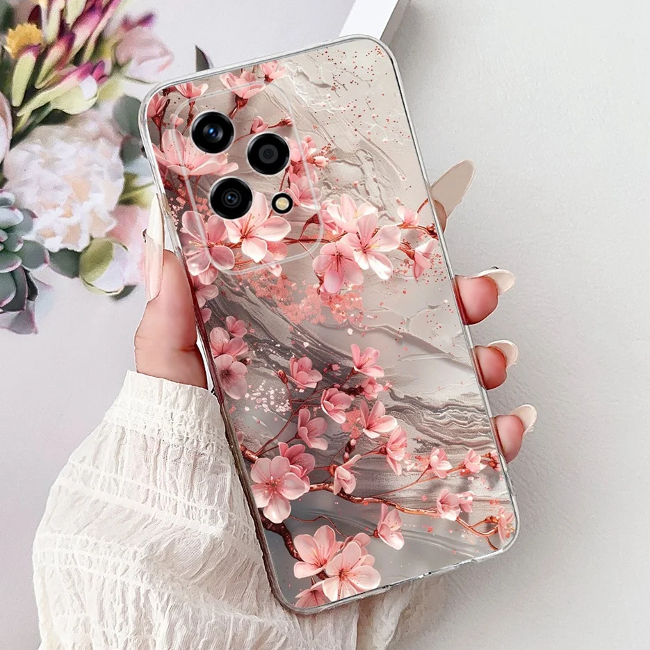 Colorful Flowers Fashion Painted Soft Slim Phone Case Cover